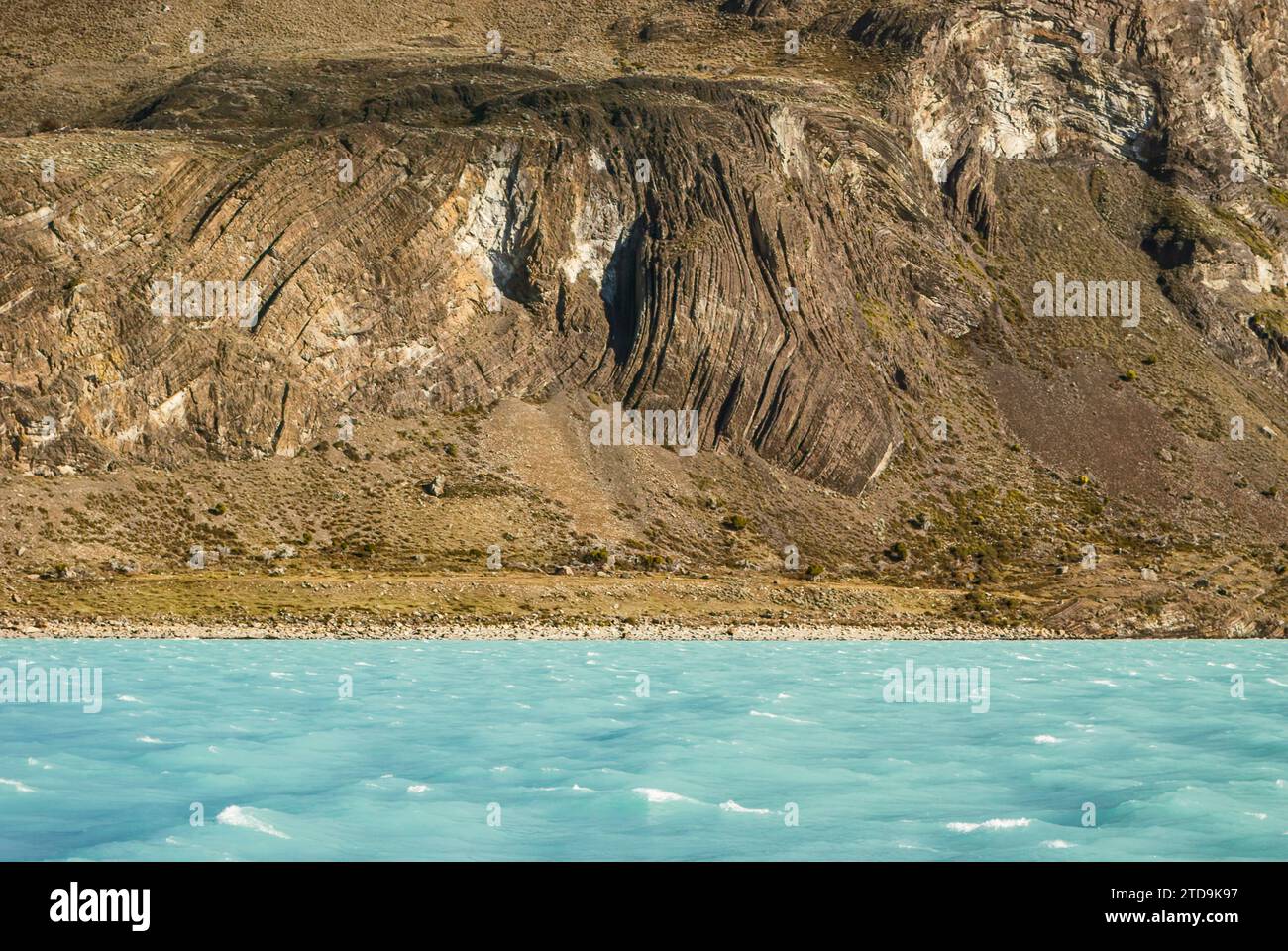 The fascinating geology and erosion of the coastline of Argentino Lake ...
