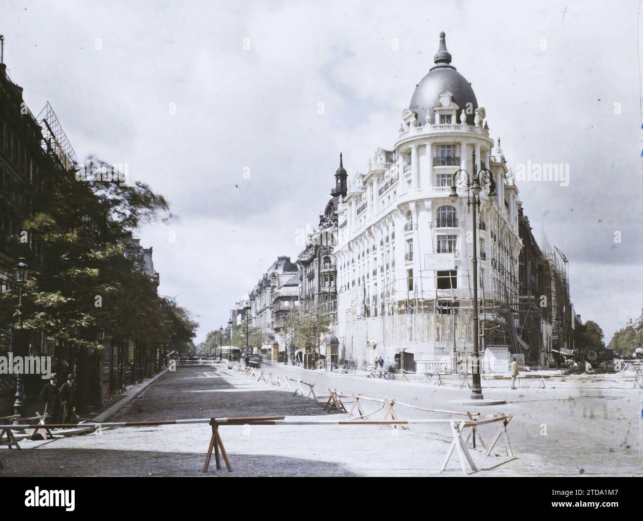 Paris (2nd-9th arr.), France The breakthrough of Boulevard Haussmann ...