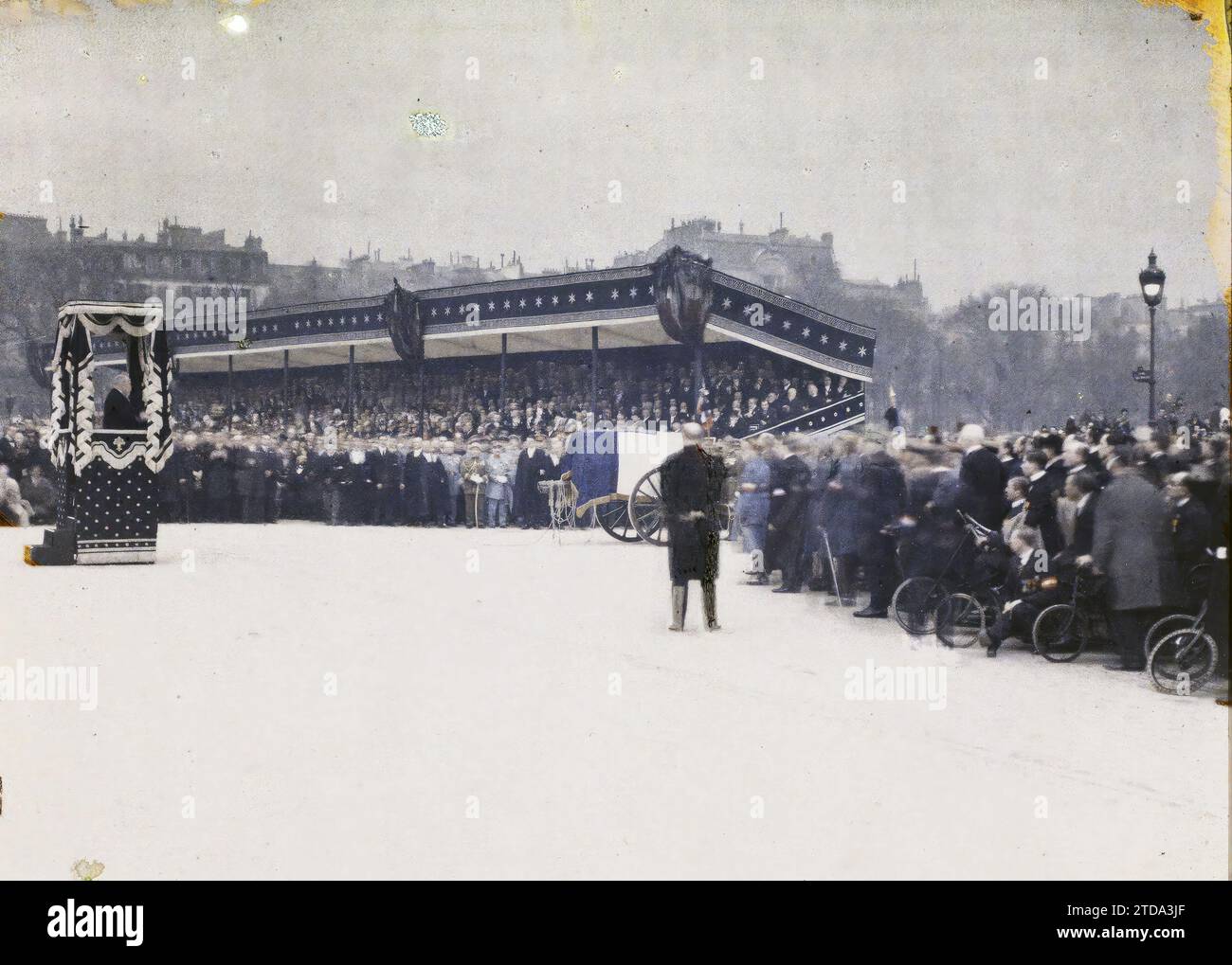 Paris (7th arrondissement), France The funeral of Marshal Foch, speech