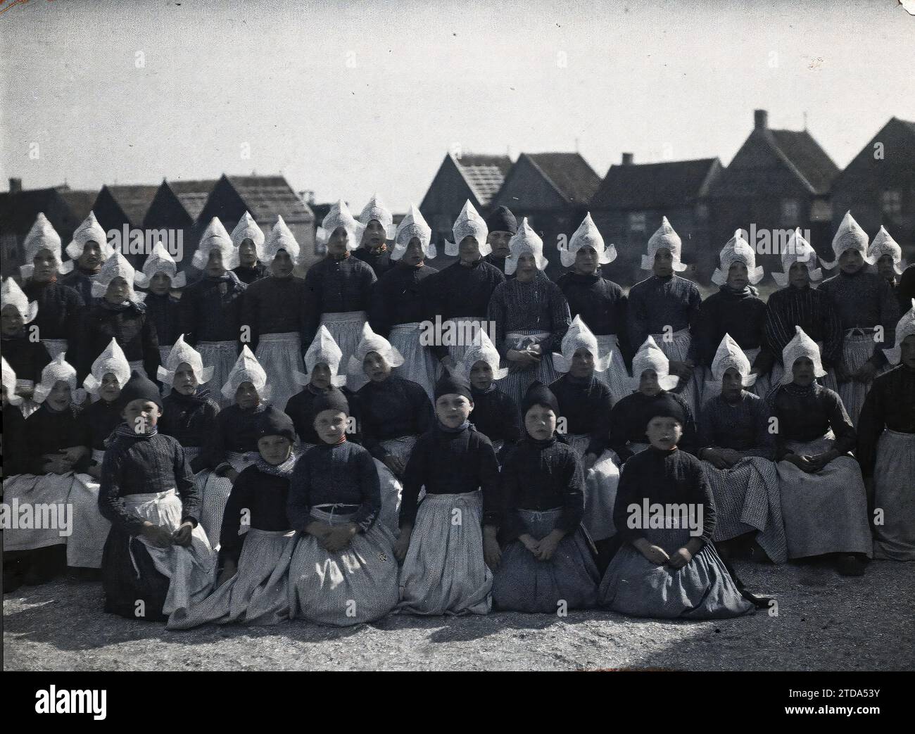Volendam, Netherlands Students of Catholic Girls' School, Clothing