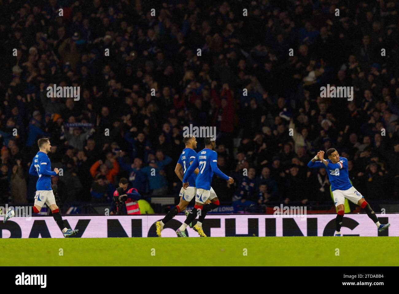 Glasgow, Scotland. 17 December 2023. James Tavernier (2 Rangers