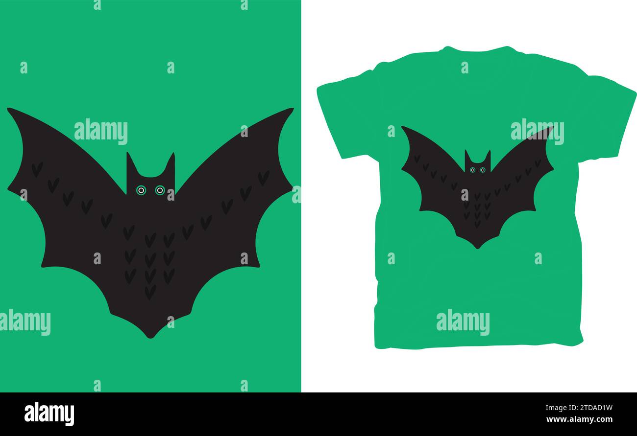 The bat animal vector design features a stylized representation of a