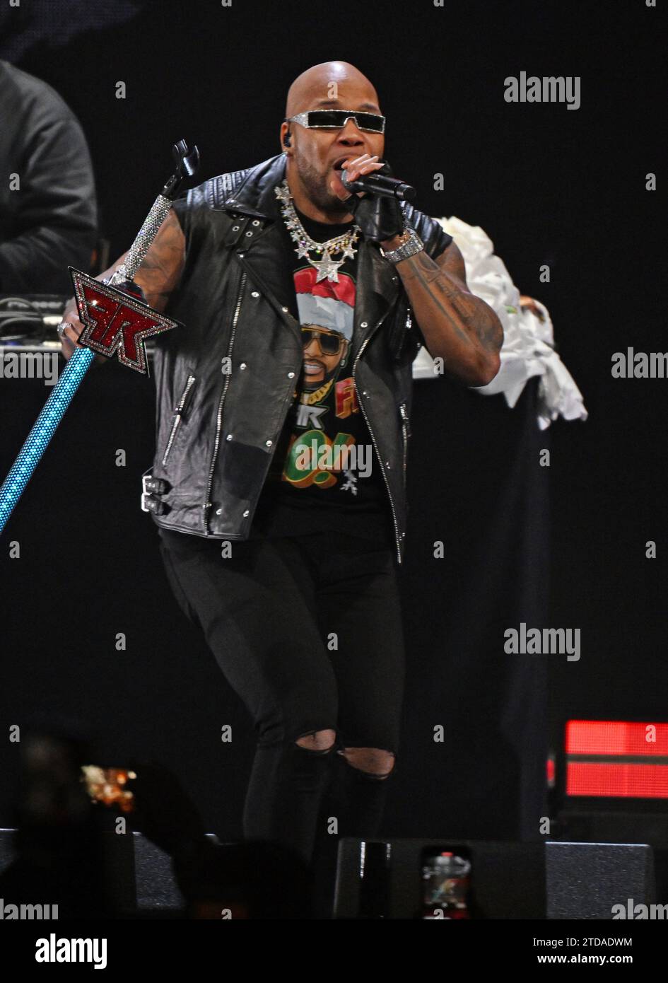 Sunrise, FL, USA. 16th Dec, 2023. Flo Rida performs during iHeartRadio ...