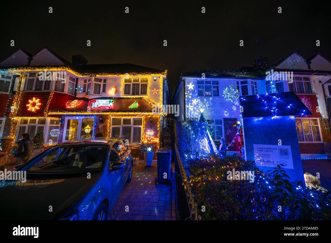 Lower Morden, Surrey, London, UK. 17th Dec, 2023. Many residents of