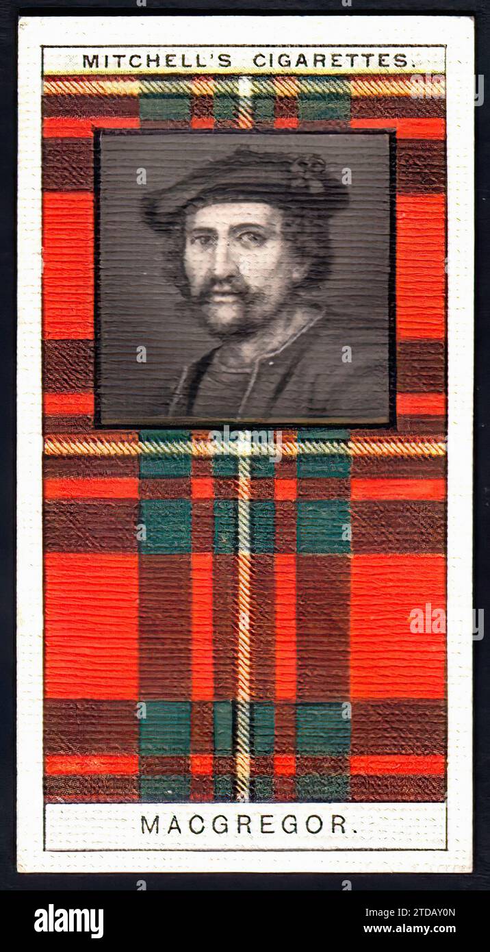Clan MacGregor 001 - Vintage Cigarette Card Stock Photo - Alamy