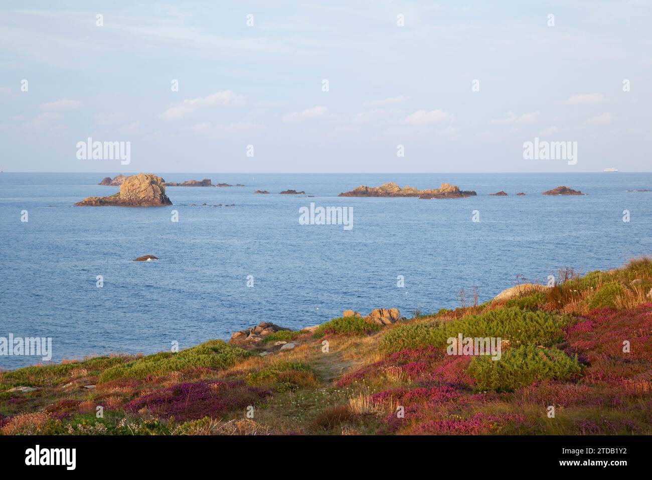 Hell Bay on Bryher. Isles of Scilly, Cornwall, UK. Stock Photo