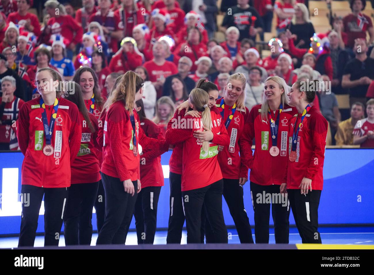 Herning, Denmark. December 17, 2023.Bronze for Denmark during the IHF