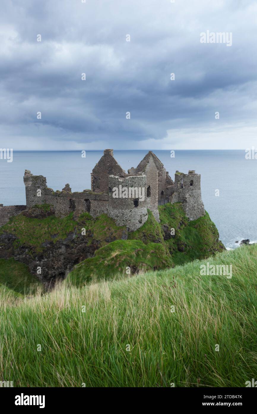 Dunluce Castle. County Antrim, Northern Ireland. UK. Stock Photo