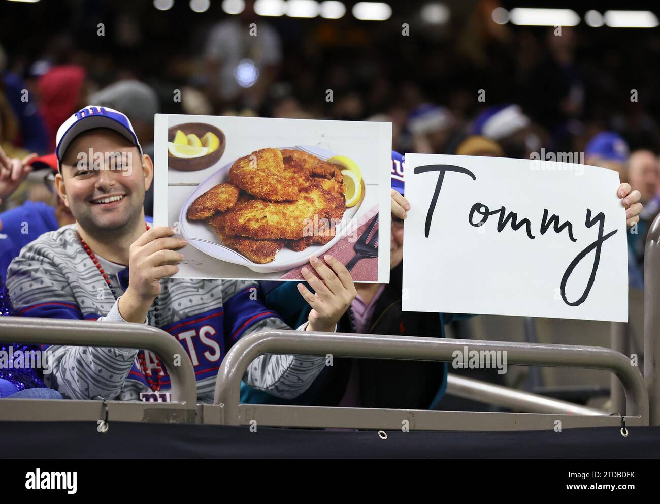 New Orleans, USA. 17th Dec, 2023. A group of New York Giants ...