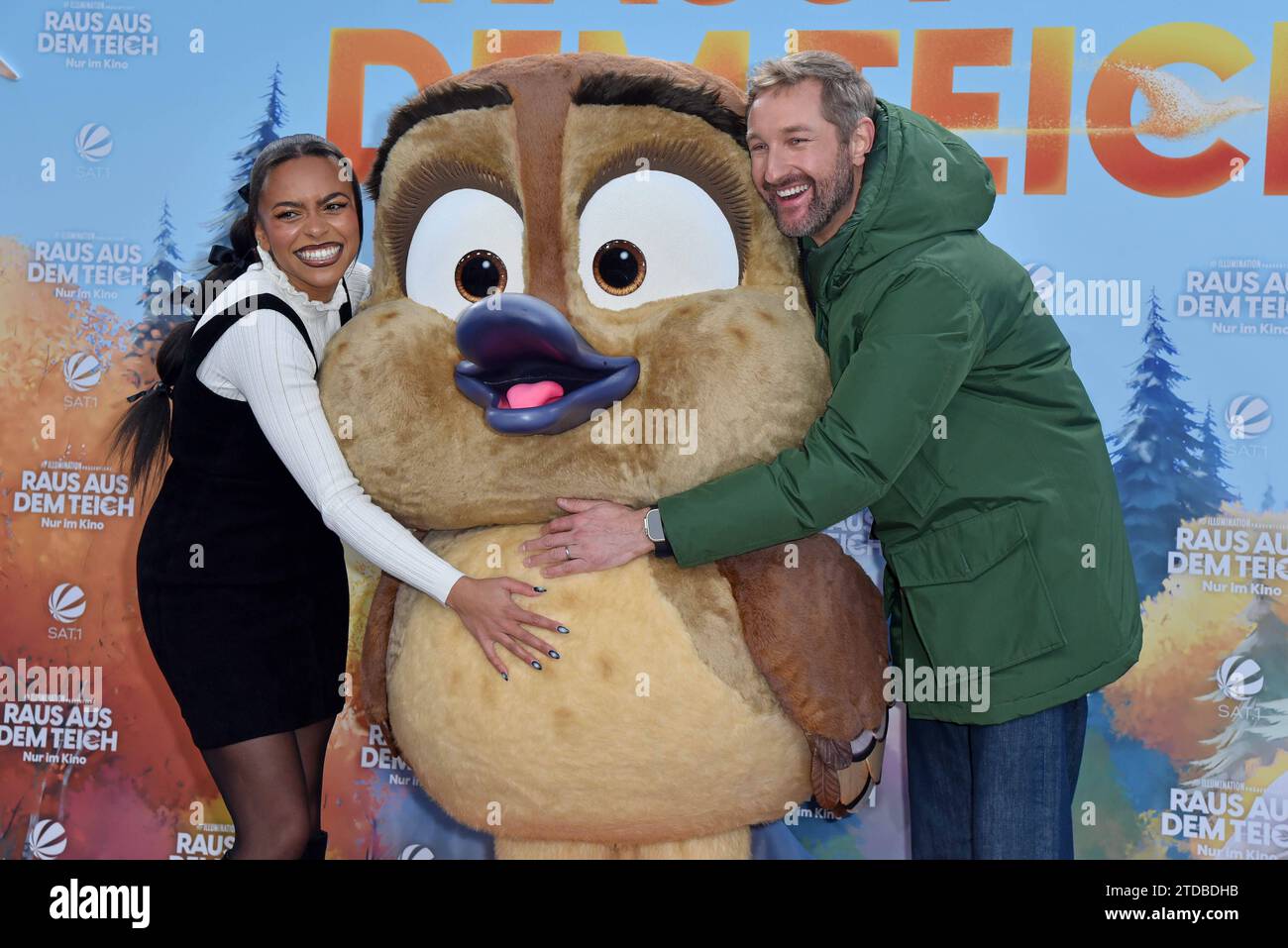 Aminata Belli, Daniel Boschmann bei der Deutschlandpremiere von RAUS