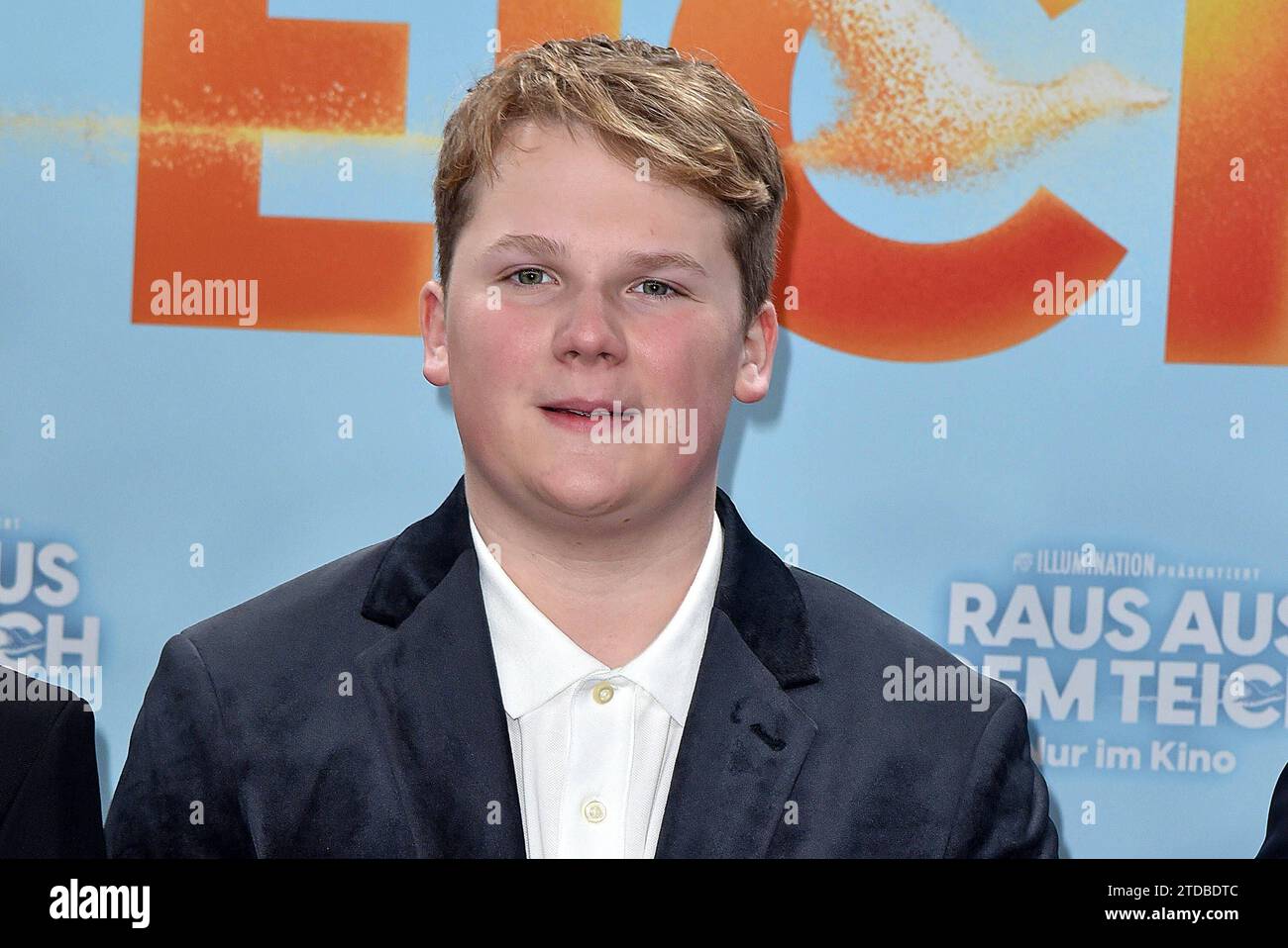 Julius Weckauf bei der Deutschlandpremiere von RAUS AUS DEM TEICH im