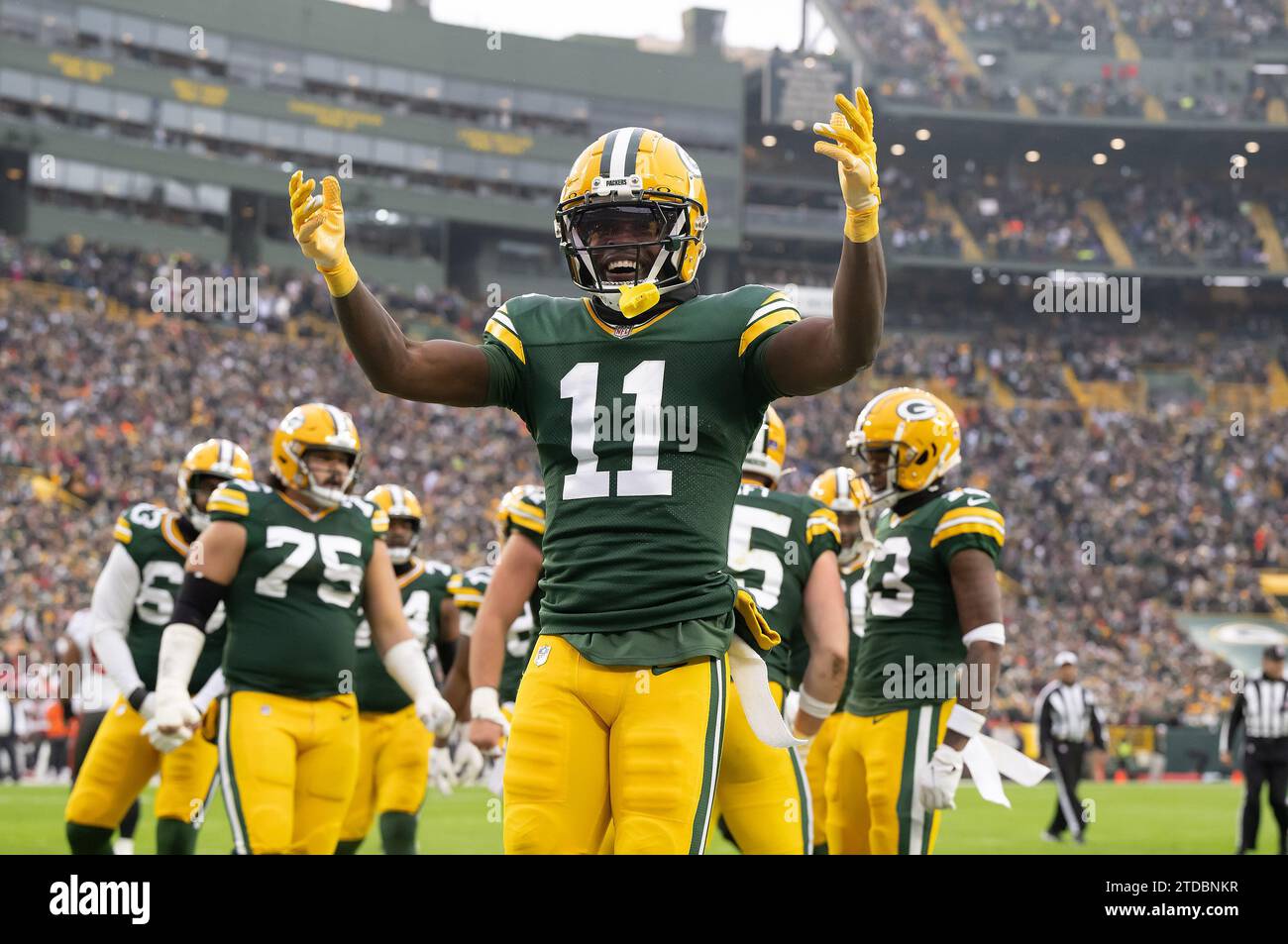 Green Bay, WI, USA. 17th Dec, 2023. Green Bay Packers wide receiver ...