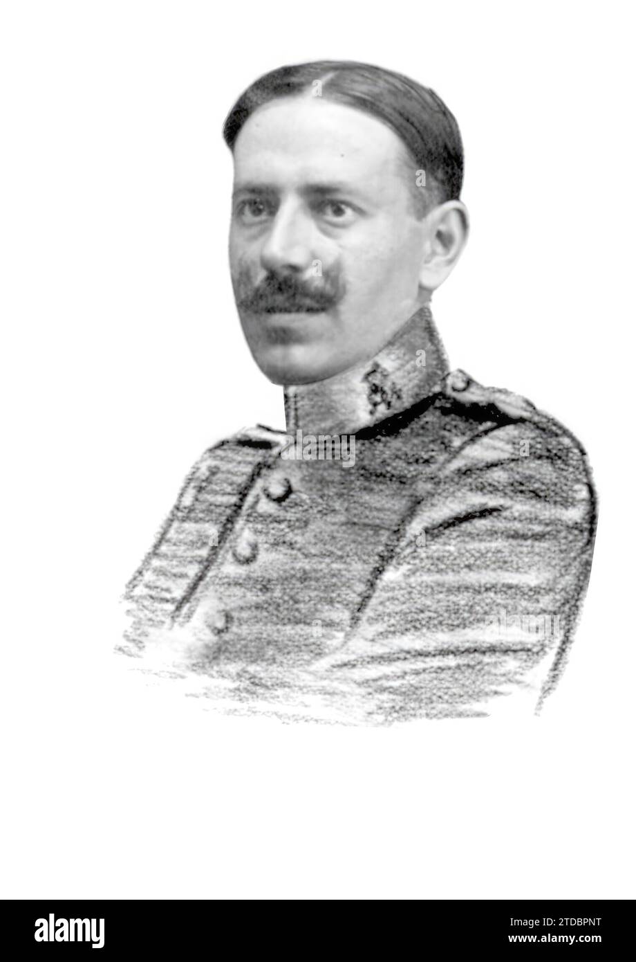 06/30/1916. Illustrious Literary. Mr. Adolfo Afonte Martínez, first lieutenant of the Isabel Ii infantry, who has won the 2000 Pesetas prize in the Dramatic Works contest organized by the Madrid city council. -approximate date. Credit: Album / Archivo ABC / Santos Peña Stock Photo