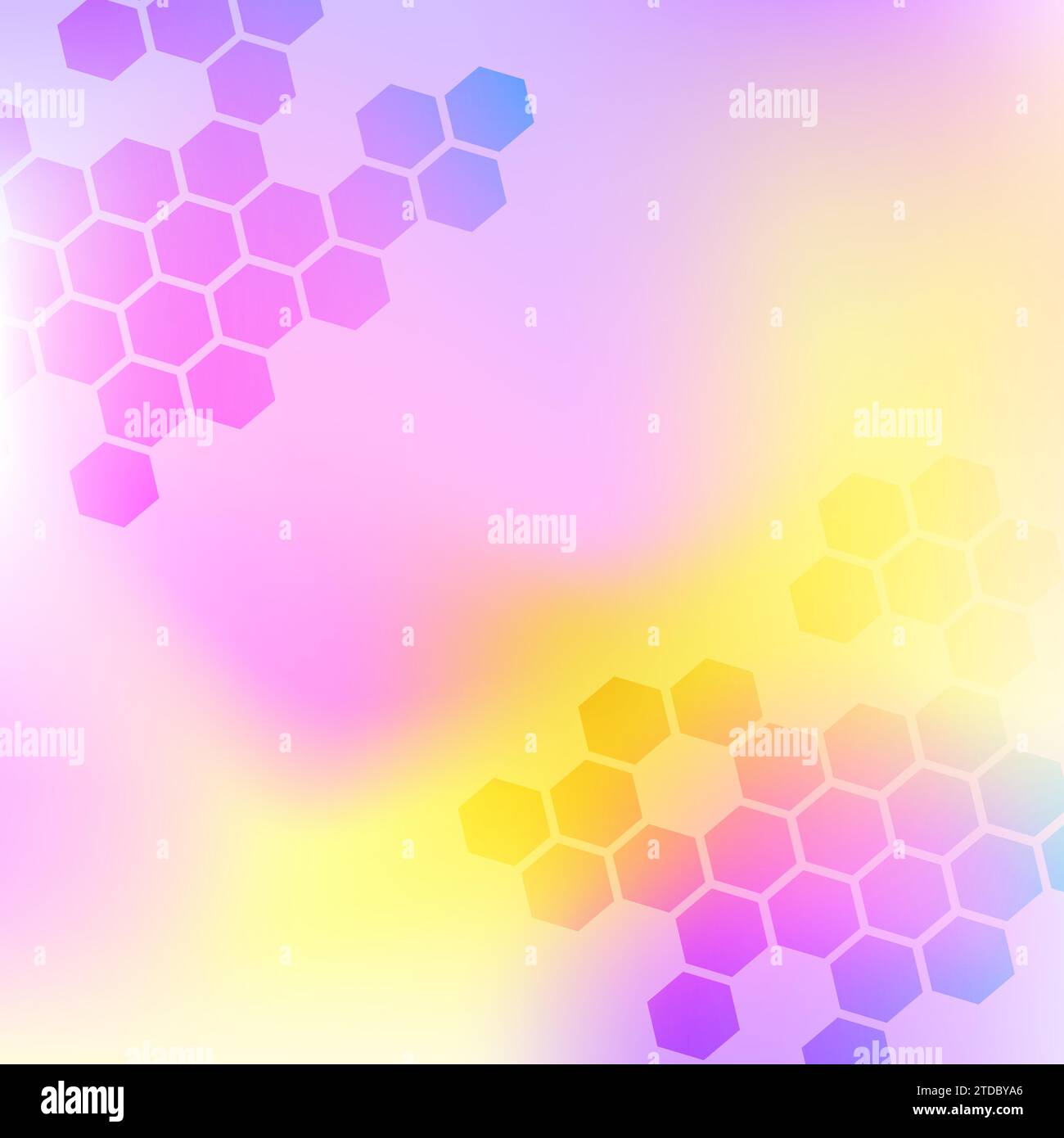 Abstract  background with hexagon shapes Stock Vector