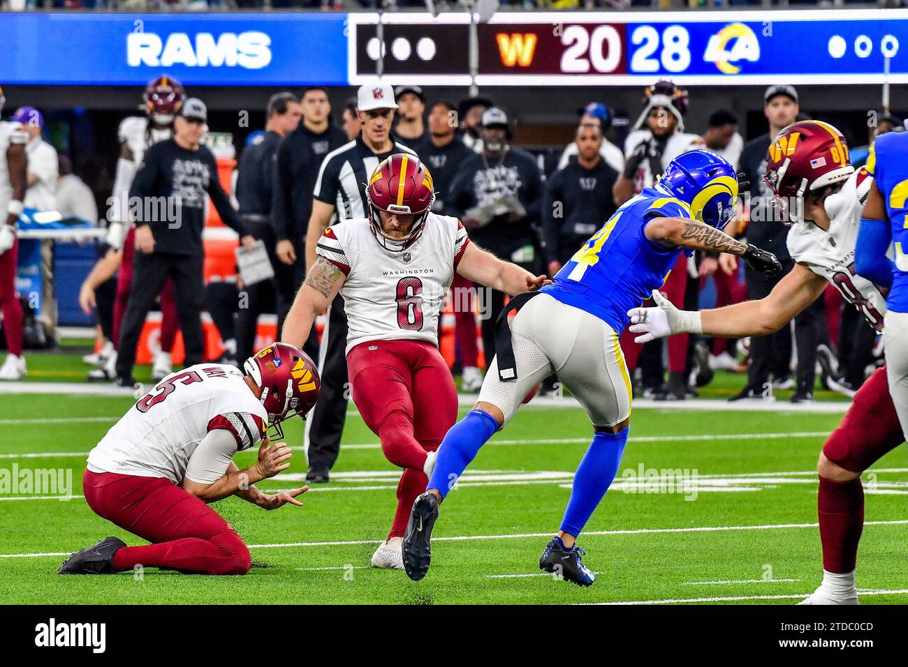 Inglewood, CA. 17th Dec, 2023. Los Angeles Rams cornerback Cobie Durant