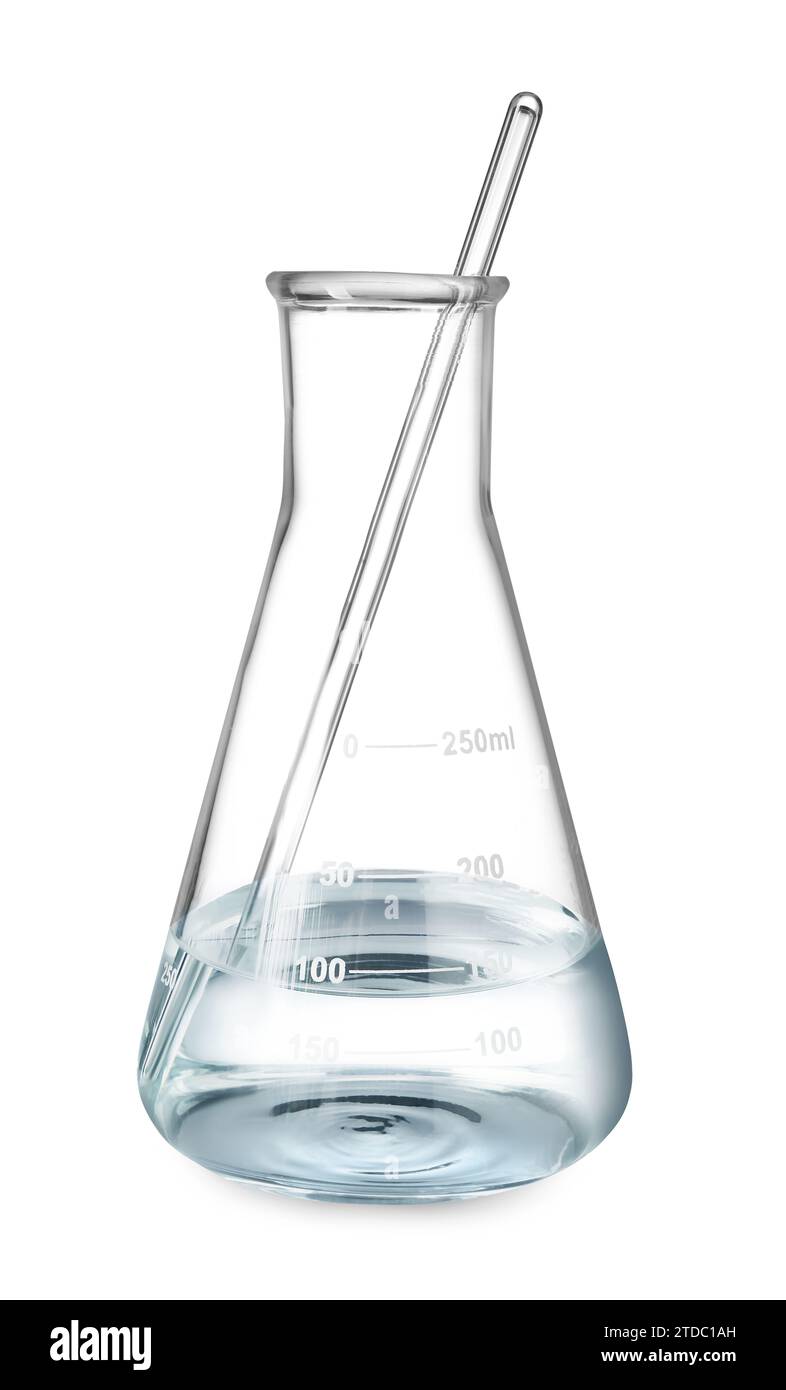 Stirring rod solution lab Cut Out Stock Images & Pictures Alamy