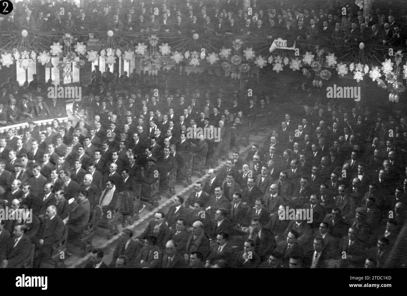 01/25/1919. The Assembly of Municipalities of Catalonia. Attendance at