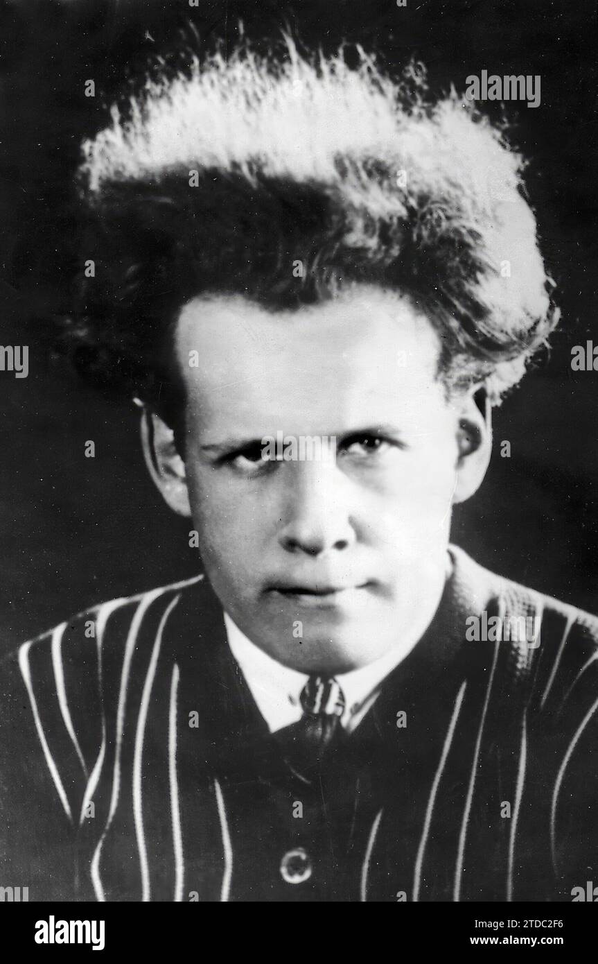 12/31/1929. Portrait of the director of the Famous Movie "Battleship