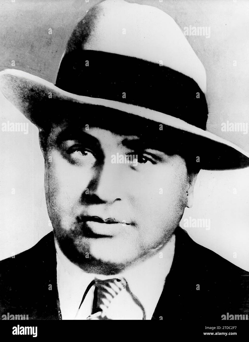 Al Capone, one of the most important Chicago gangsters, in 1920. Credit: Album / Archivo ABC Stock Photo