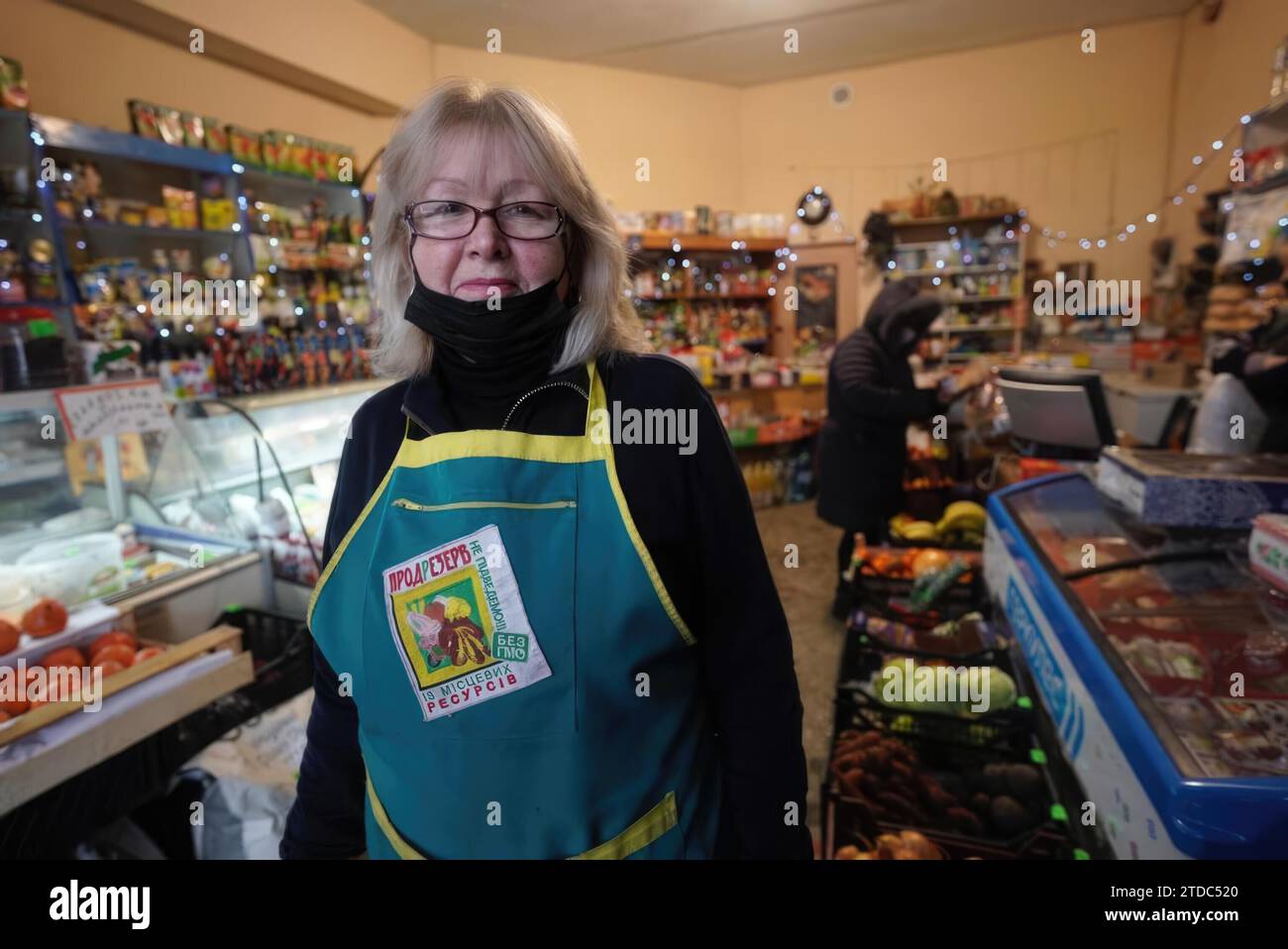 Krasnogorovka 02/04/2022. Olga Efimovna, a grocery store