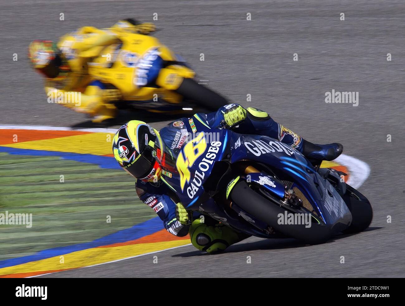 10/30/2004. Photo: Eduardo Manzana. Valencia. Motorcycling Grand Prix of the Valencian Community held in Cheste on the Ricardo Tormo circuit. Valentino Rossi. Credit: Album / Archivo ABC / Eduardo Manzana Stock Photo