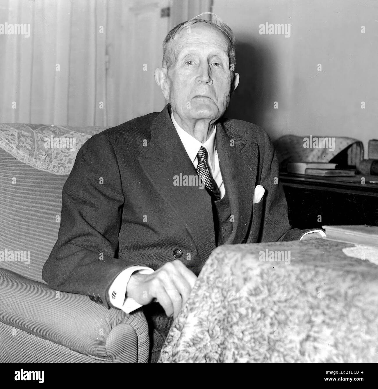 12/31/1960. Portrait of Azorín. Credit: Album / Archivo ABC Stock Photo