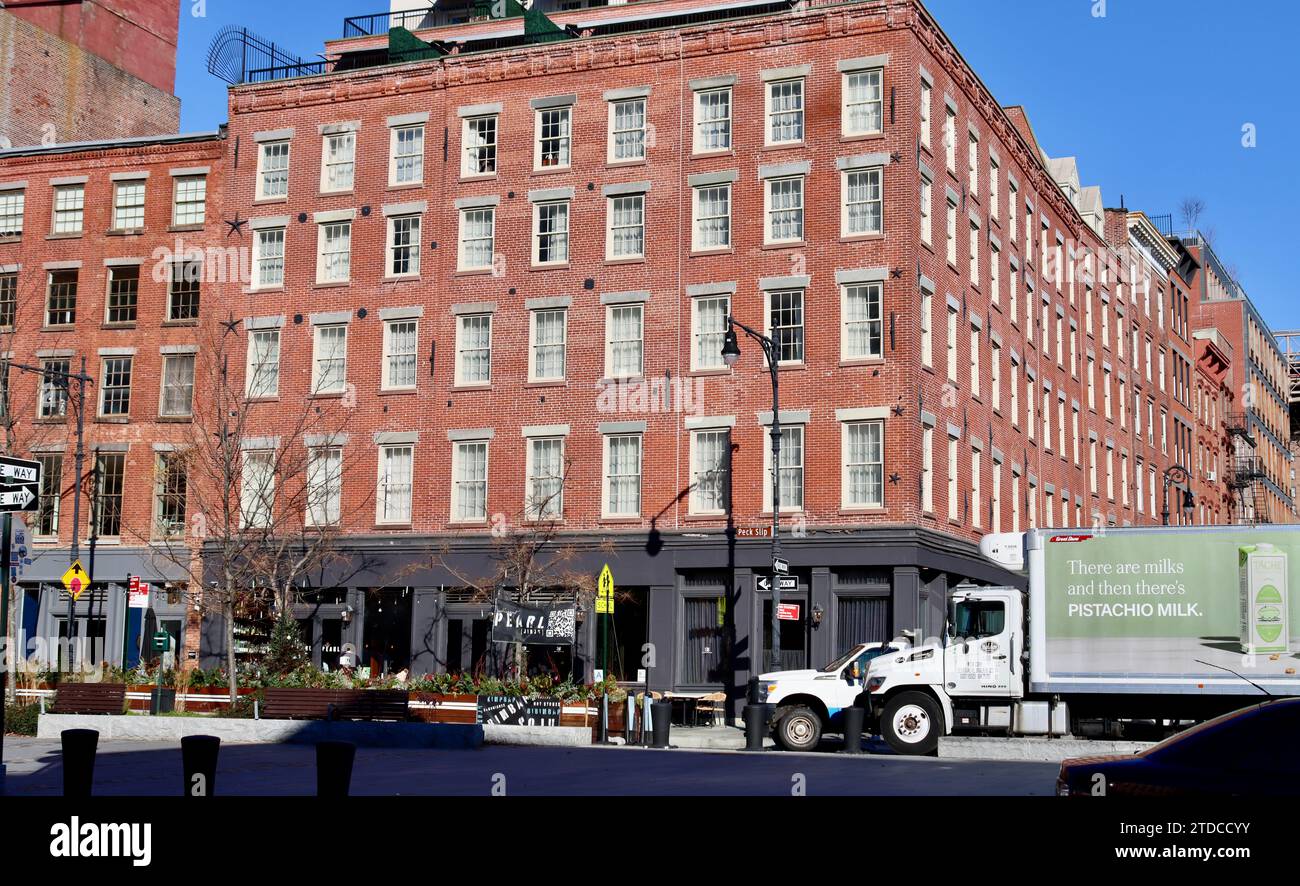 Seaport Hotel on Peck Slip at South Street Seaport in lower Manhattan