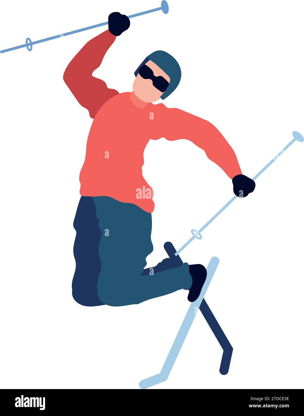 winter olympic games freestyle skiing Stock Vector Image & Art Alamy