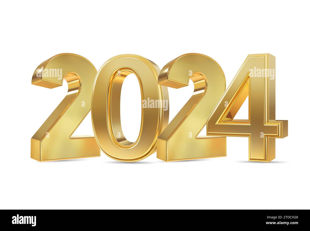 3D illustration Numbers 2025 Gold isolated on a white background.(with  Clipping Path Stock Photo - Alamy