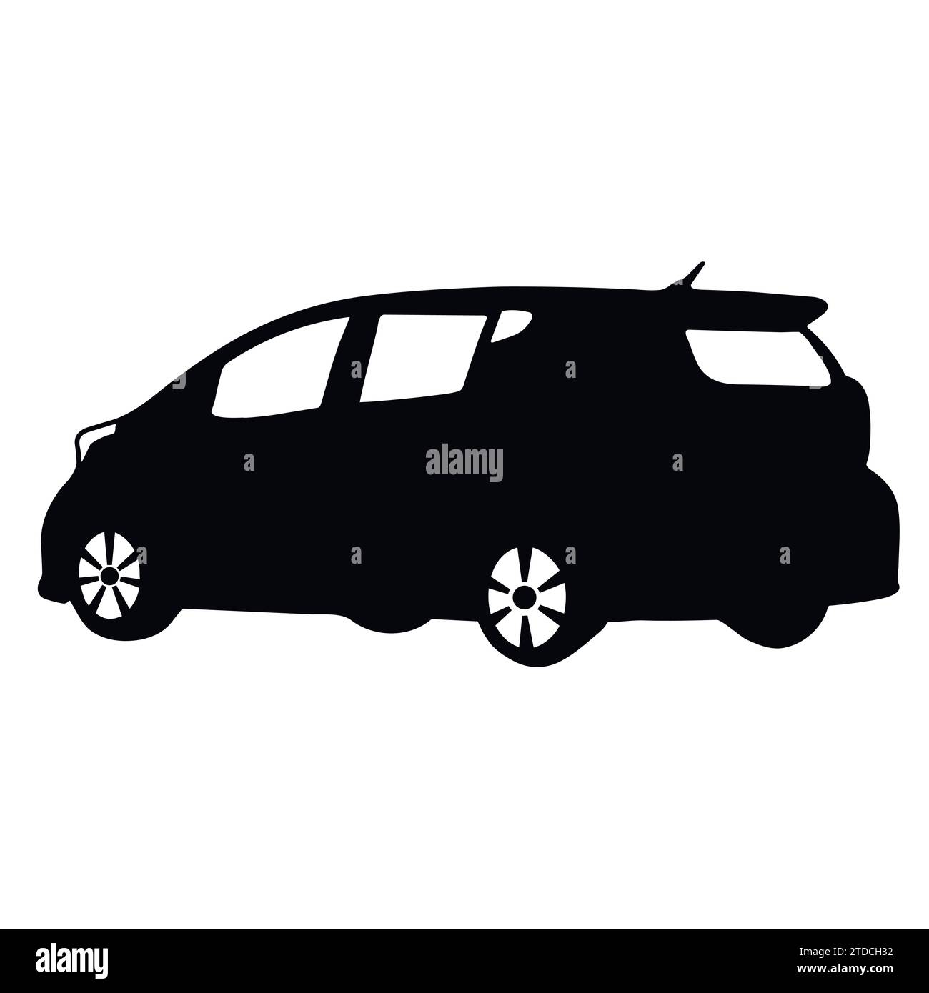Black frame Corner and Icon design vector silhouette Stock Vector