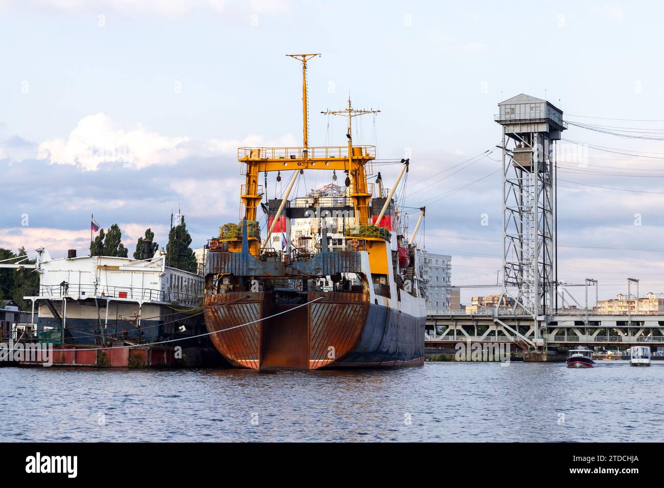 Russian fishing trawler hi-res stock photography and images - Alamy