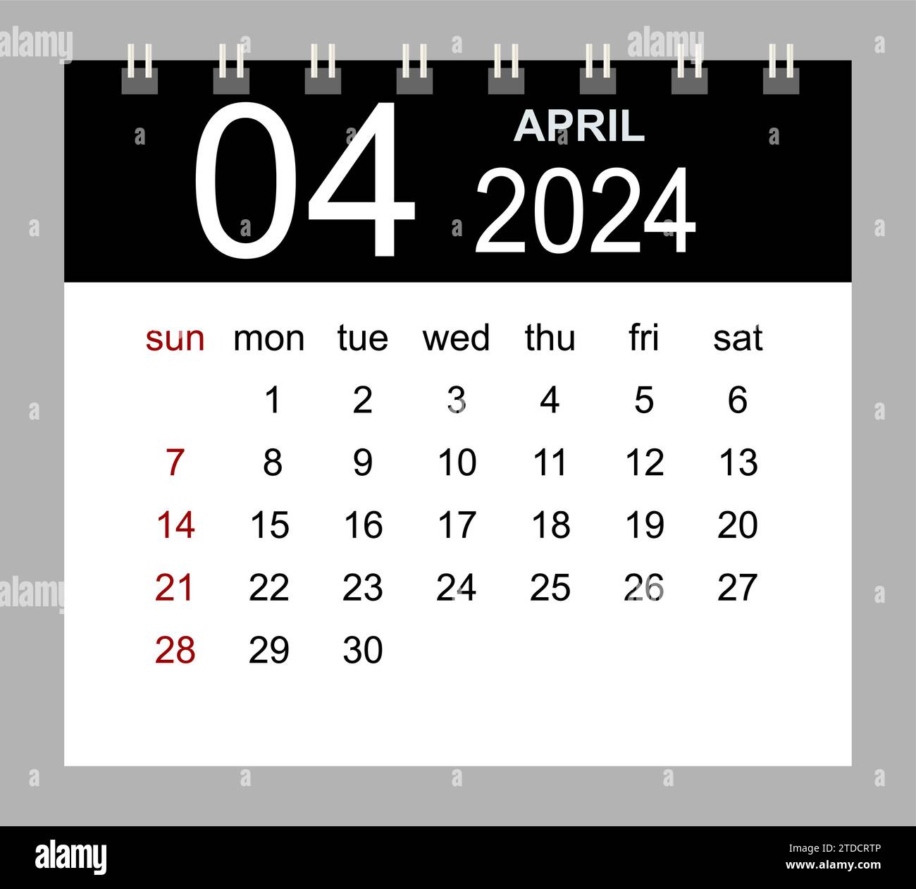 april-2024-vector-monthly-calendar-template-2024-year-in-simple-style