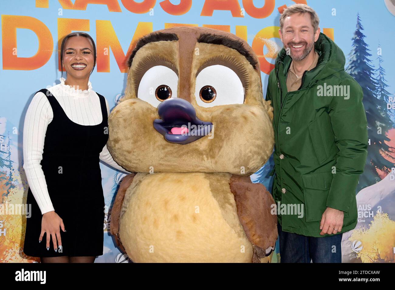 Aminata Belli und Daniel Boschmann bei der Premiere des Animationsfilms