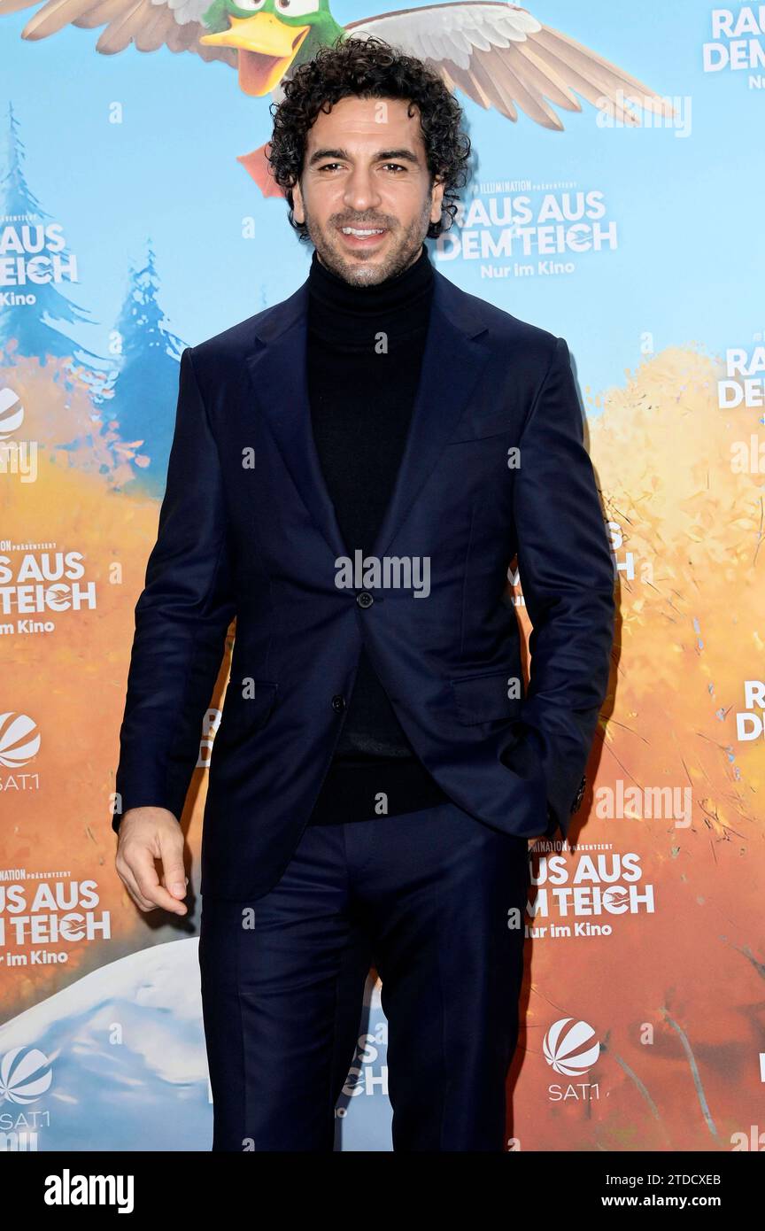 Elyas MBarek bei der Premiere des Animationsfilms Raus aus dem Teich