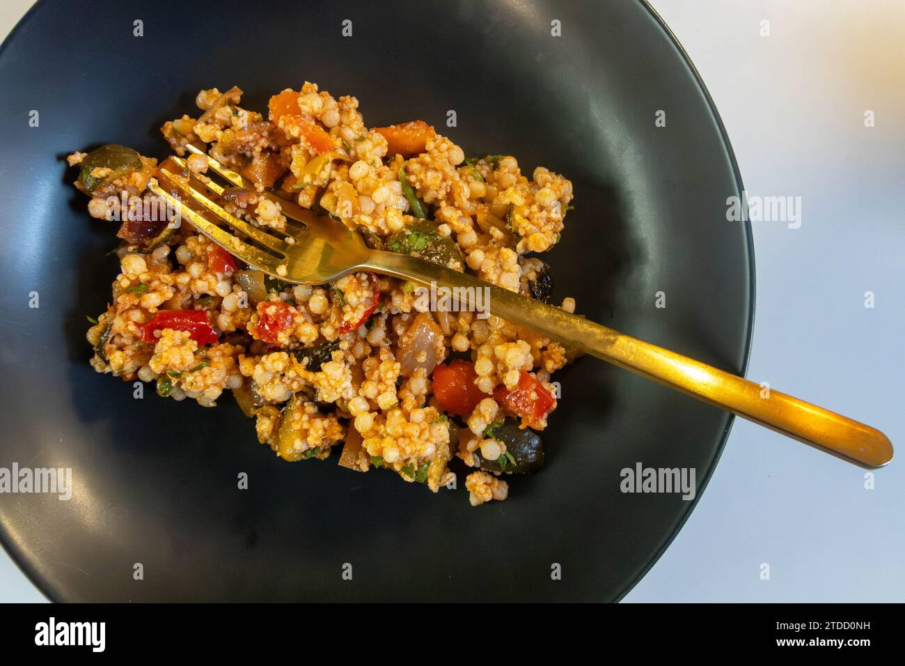 Veggie couscous Stock Photo