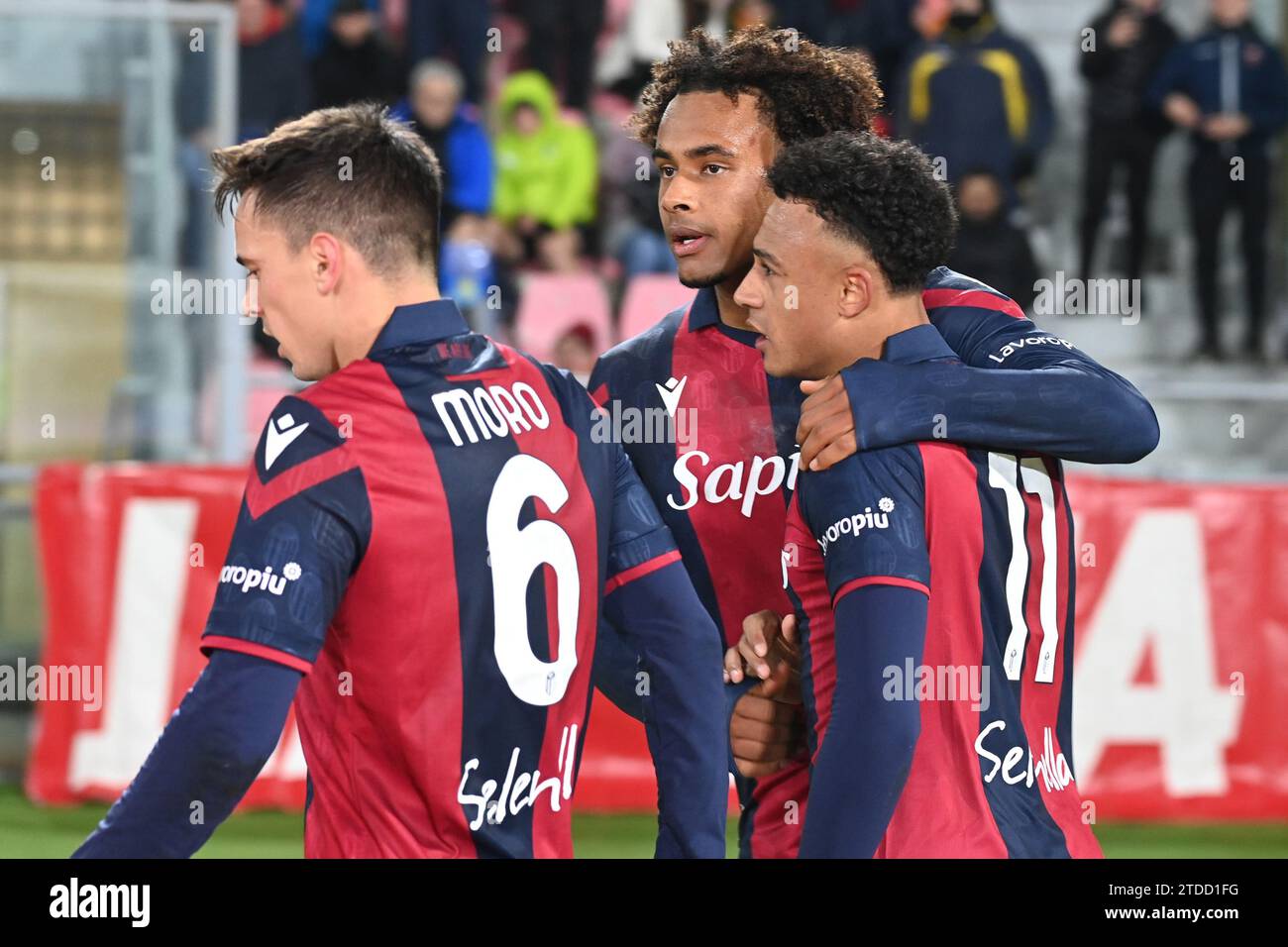Bologna, Italy. 17th Dec, 2023. Joshua Zirkzee (Bologna Fc) and Dan