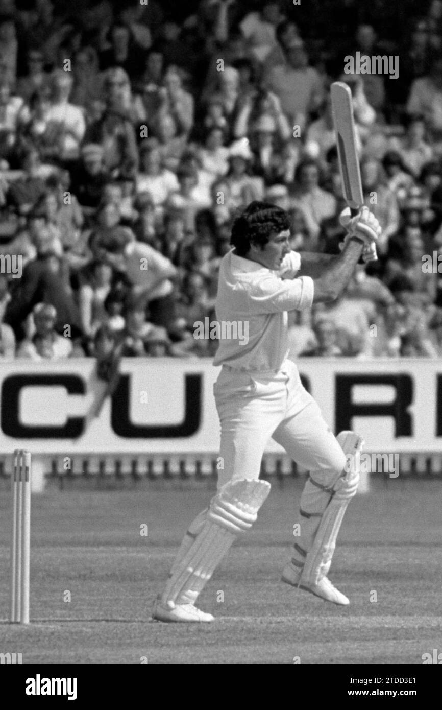 Craig Serjeant batting, Prudential Trophy, Edgbaston, Austalians in England, 1977 Stock Photo