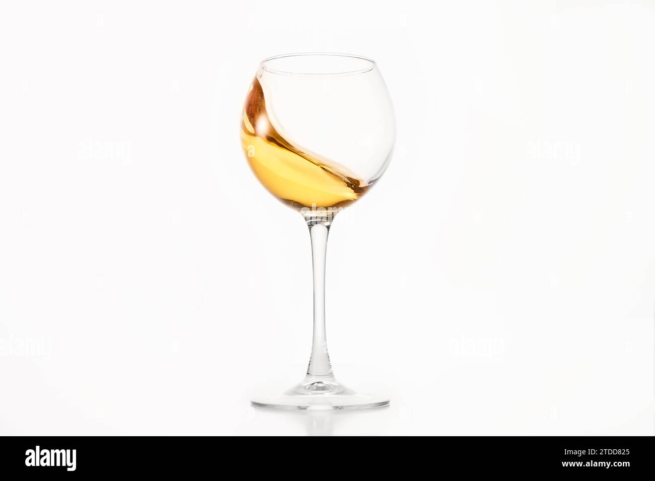 Slanted wine glass with isolated background hi-res stock photography and  images - Alamy