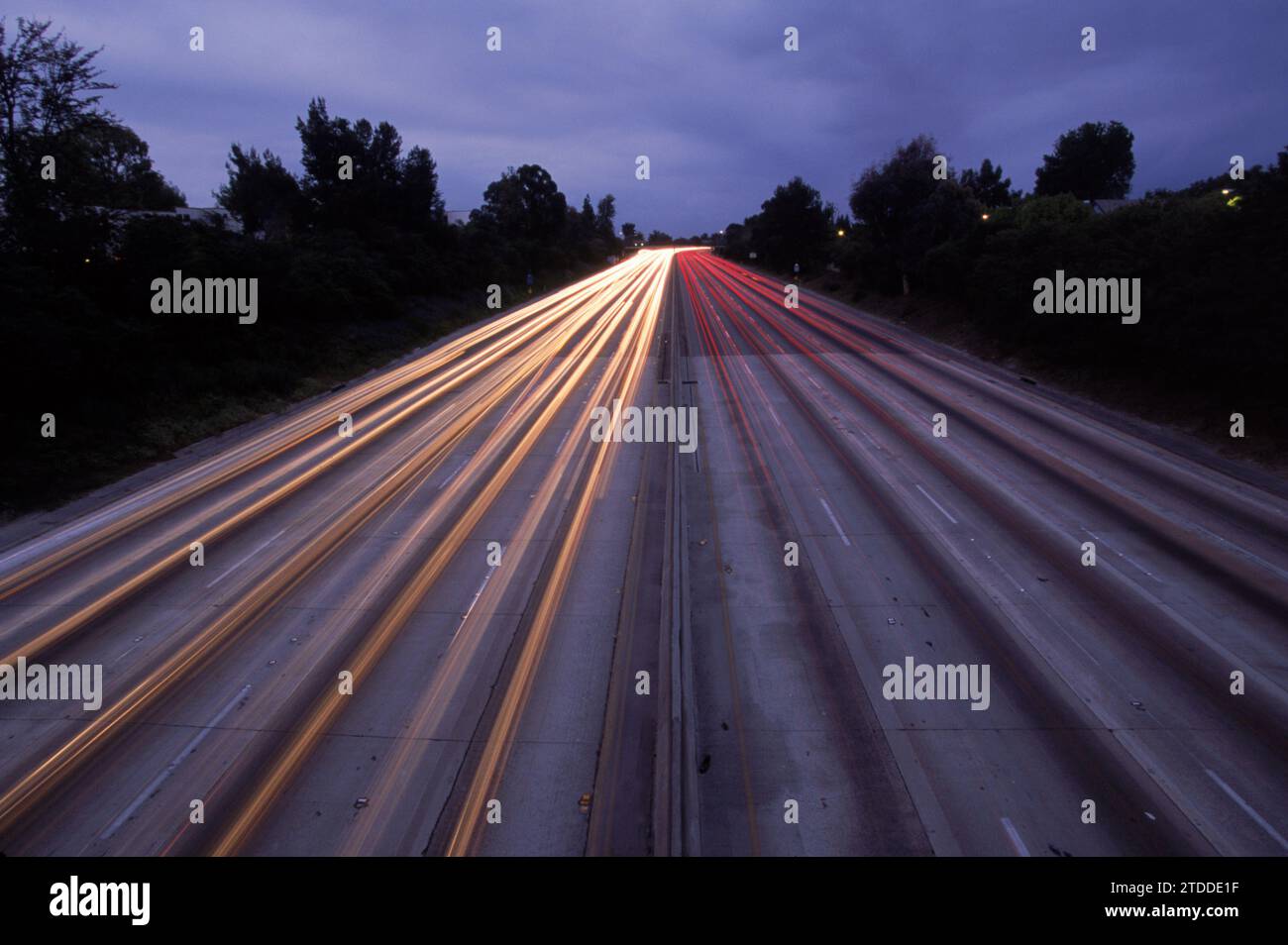 Traffic in Los Angeles Stock Photo - Alamy