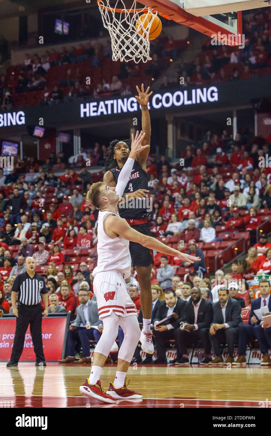 MADISON, WI DECEMBER 14 Jacksonville State forward Marcellus Brigham