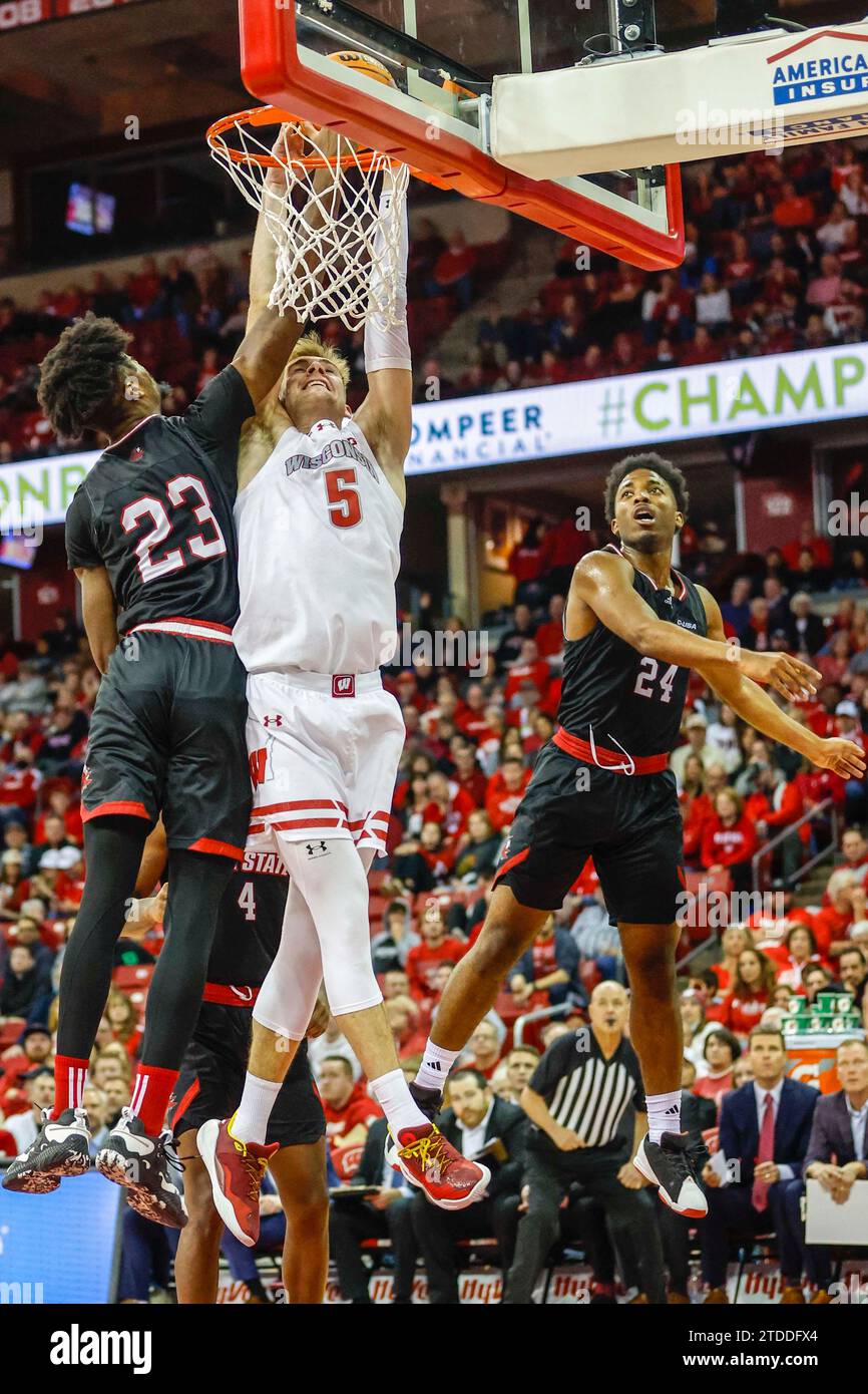 MADISON, WI DECEMBER 14 Jacksonville State forward Andres Burney (23