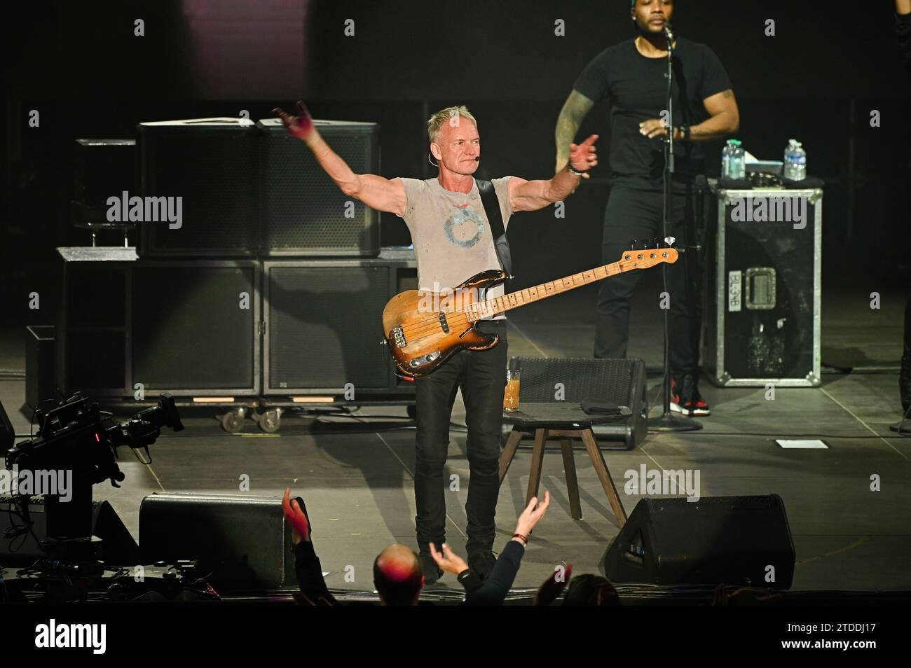 Gordon Matthew Thomas Sumner, known artistically as Sting, on stage at ...