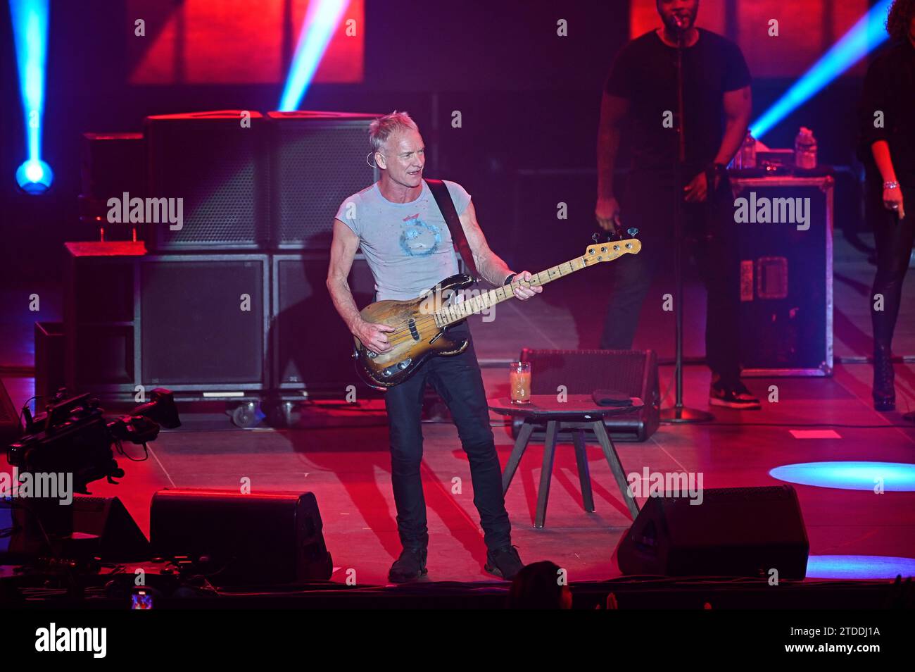 Gordon Matthew Thomas Sumner, known artistically as Sting, on stage at ...