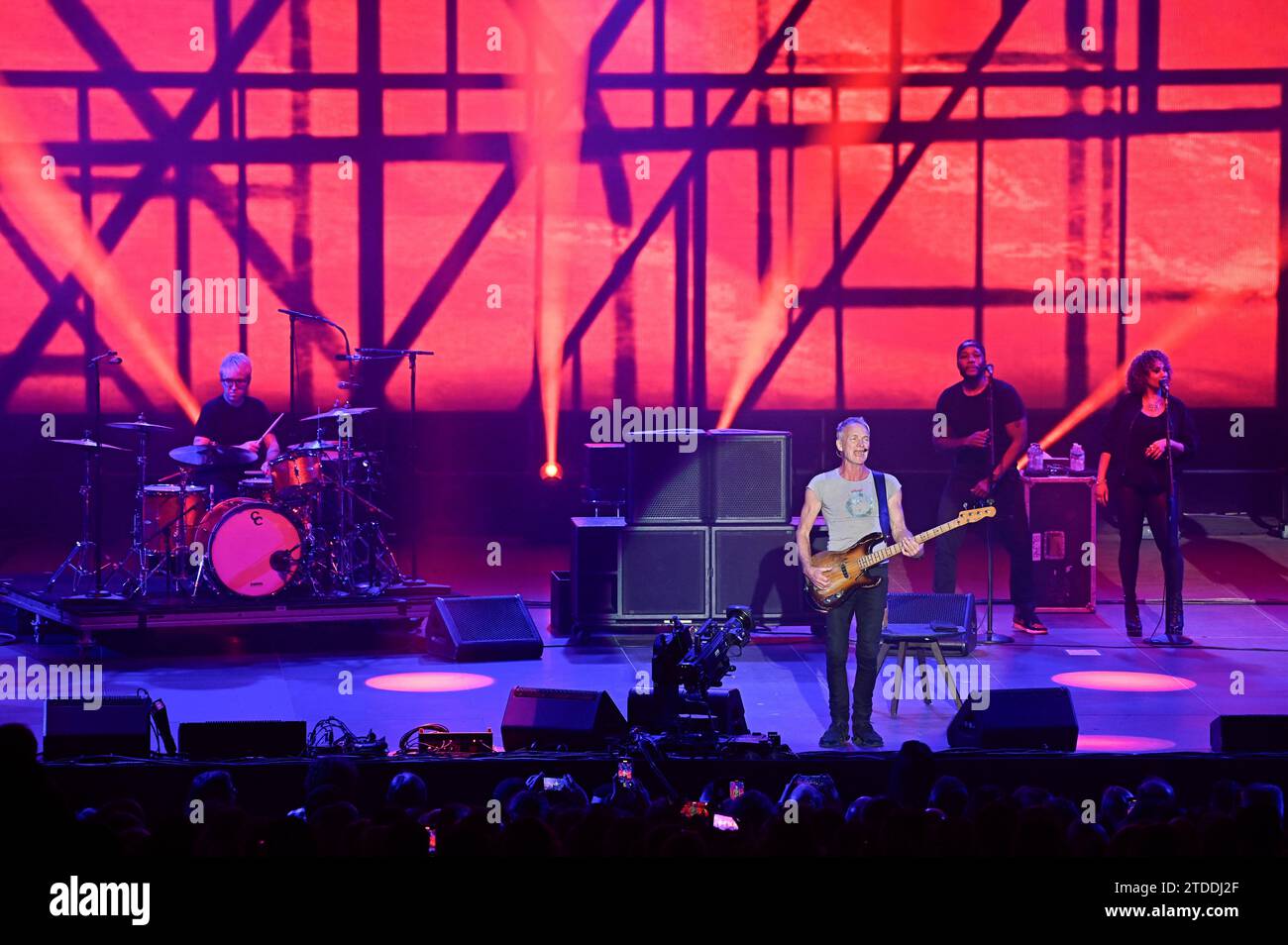 Gordon Matthew Thomas Sumner, known artistically as Sting, on stage at ...