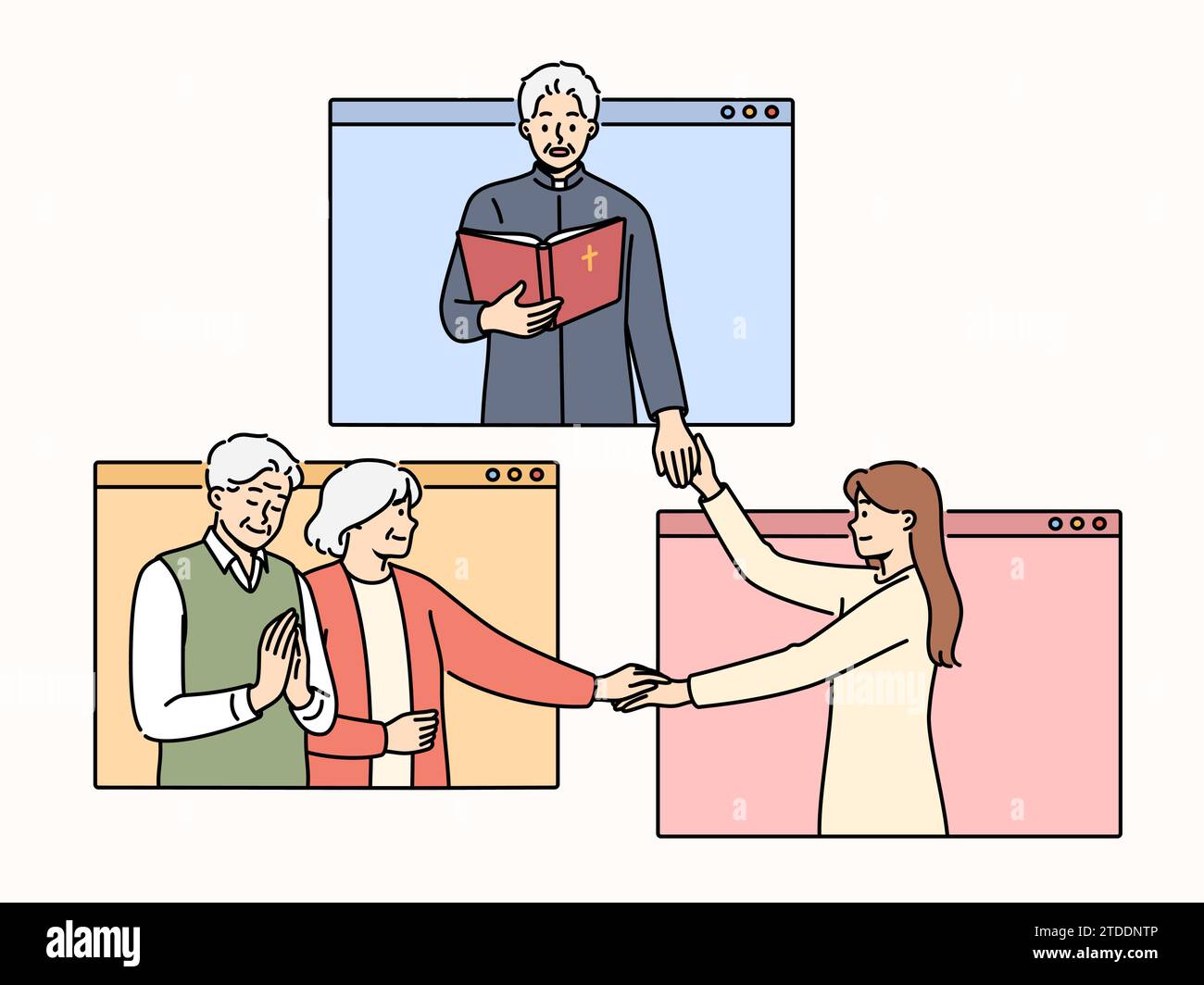 Attend Mass Stock Vector Images Alamy trichardt-school-for-christian-education-happy-are-people-who-make