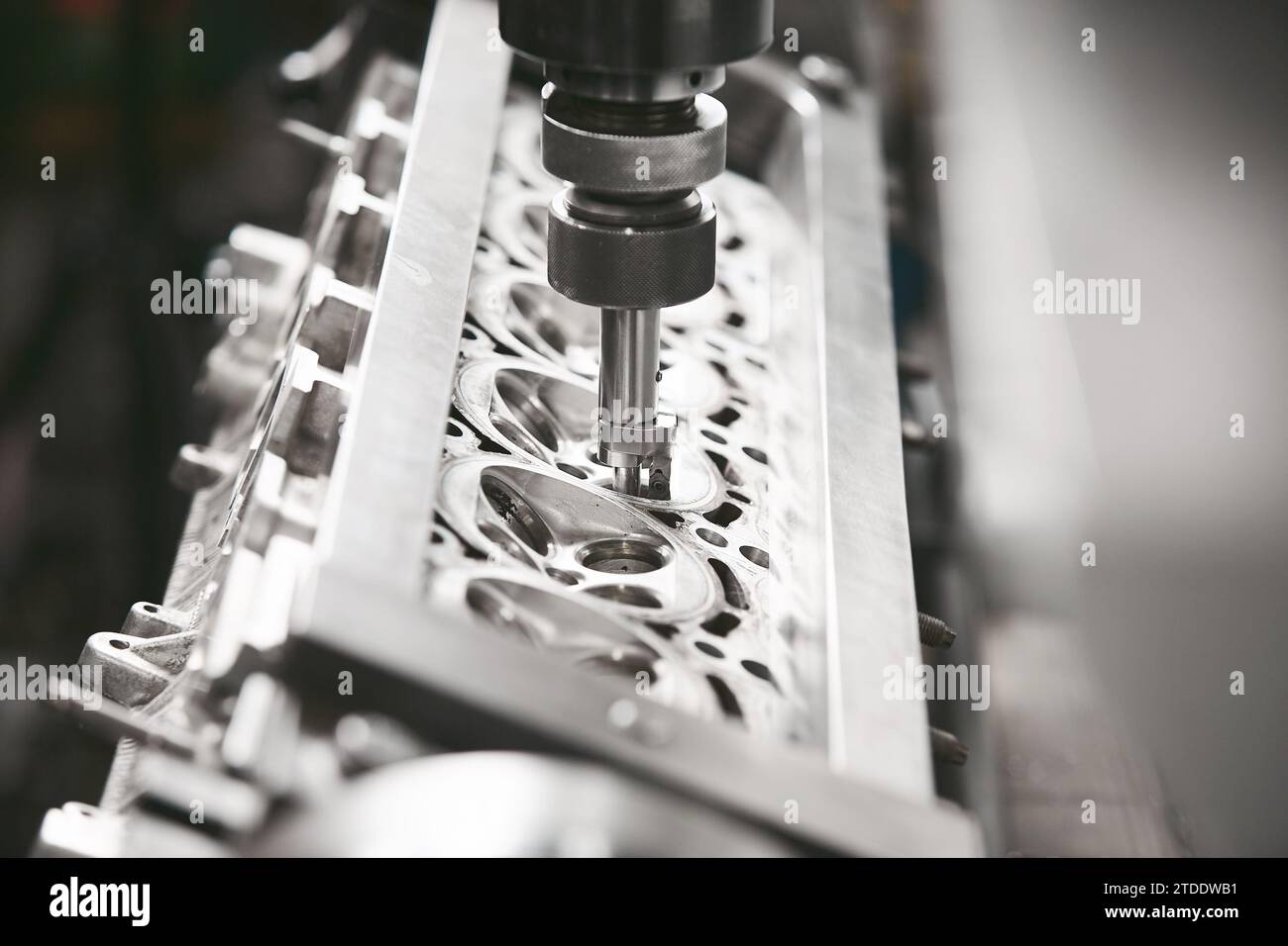 Restoration Of Engine Valves, close up Stock Photo Alamy