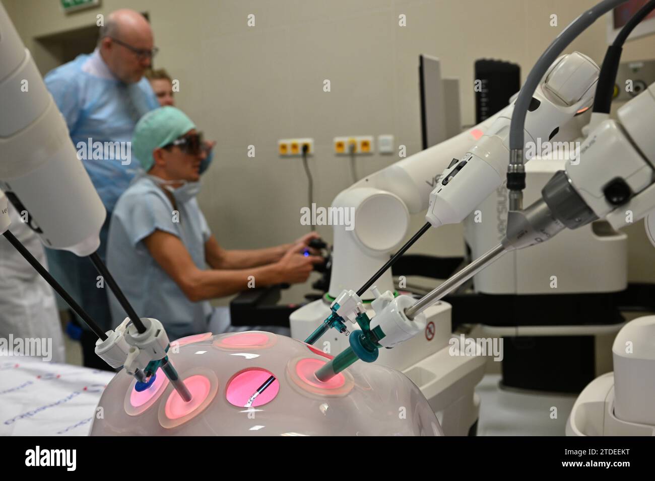 Brno, Czech Republic. 18th Dec, 2023. Launch of operation of robotic