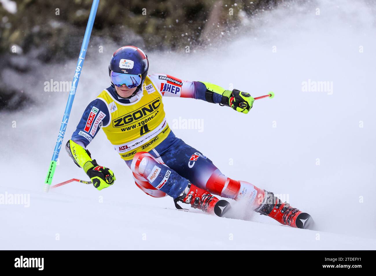 Alta Badia, Italy. 18th Dec, 2023. ZUBCIC Filip (CRO) during Audi FIS ...