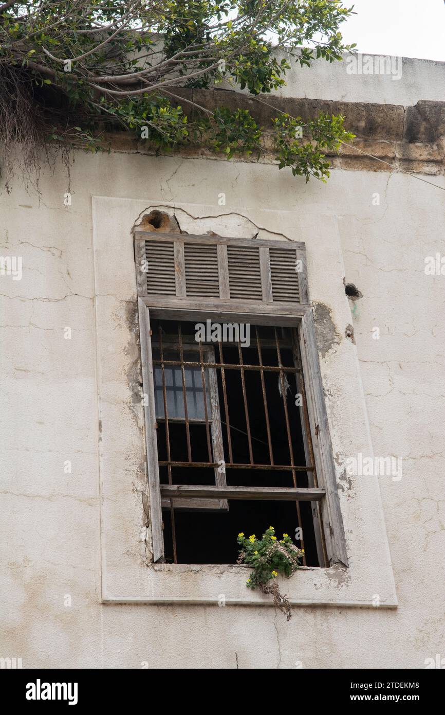 Old window of old house Saida Lebanon Middle East Stock Photo Alamy