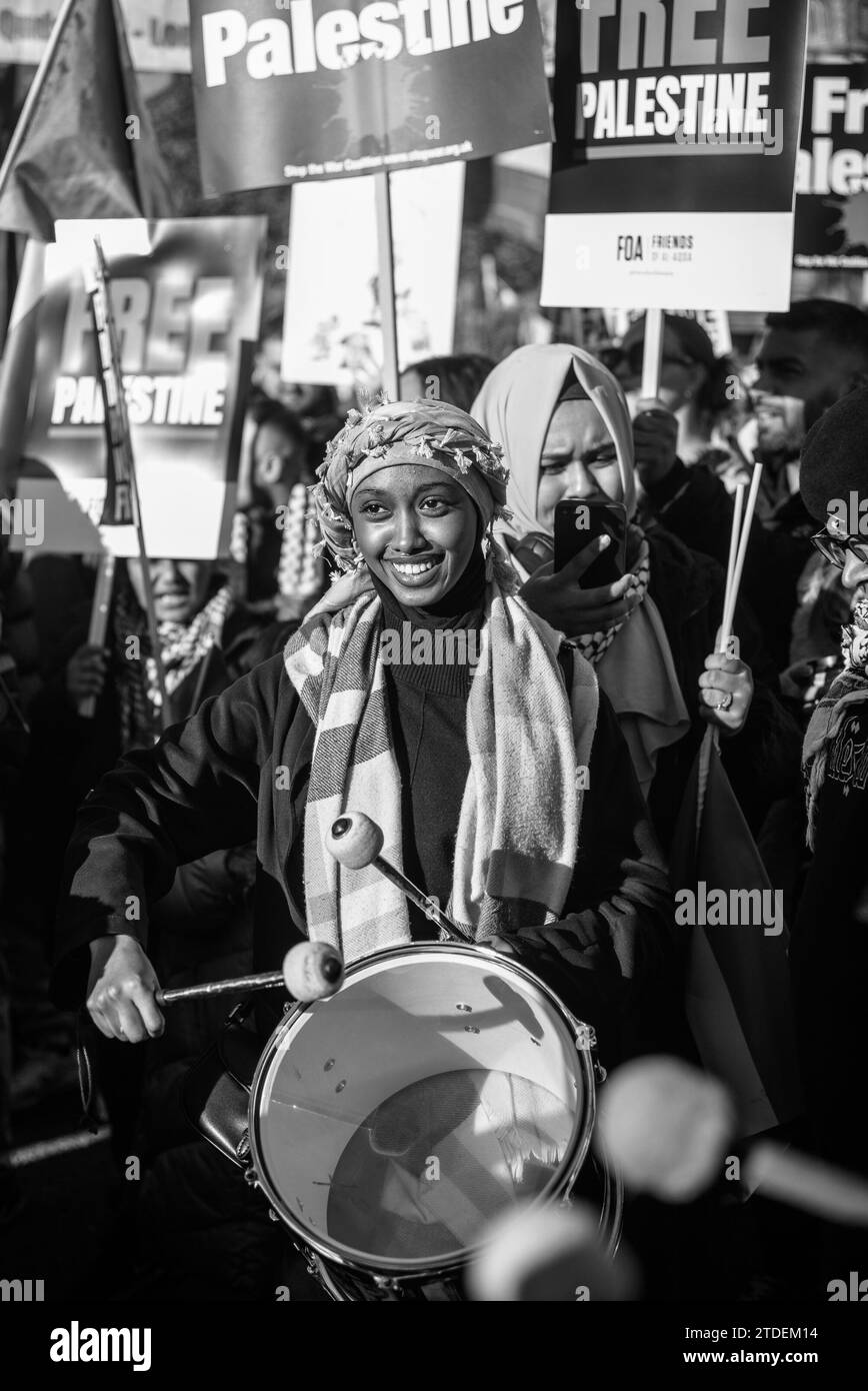 Pro-Palestine demonstration in London / UK Stock Photo - Alamy